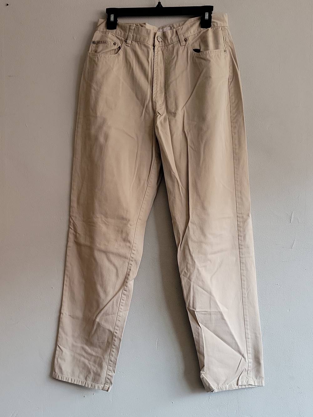Vintage women's size 12 Calvin Klein CK khaki pants chino tapered leg